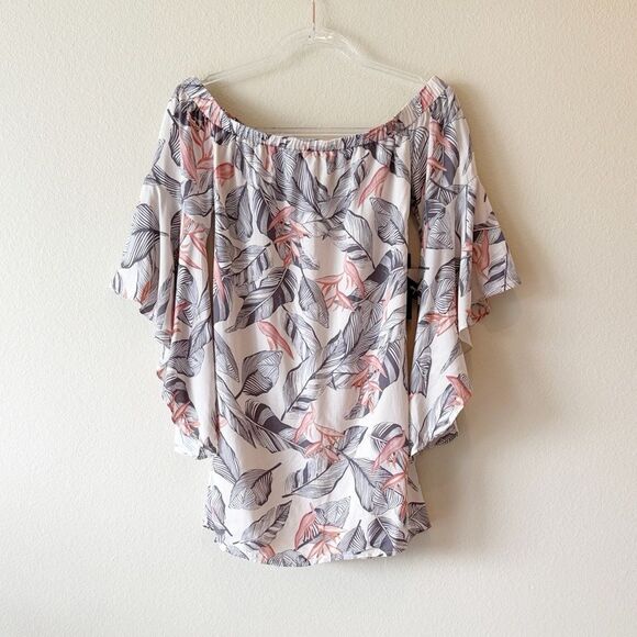 Lulus Sun Drenched Daydream Beige Floral Print Off the Shoulder Dress - Picture 5 of 14